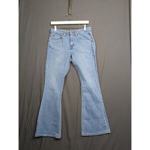 Levis 519 Low Flare Jeans Light Wash Denim 7 JR S